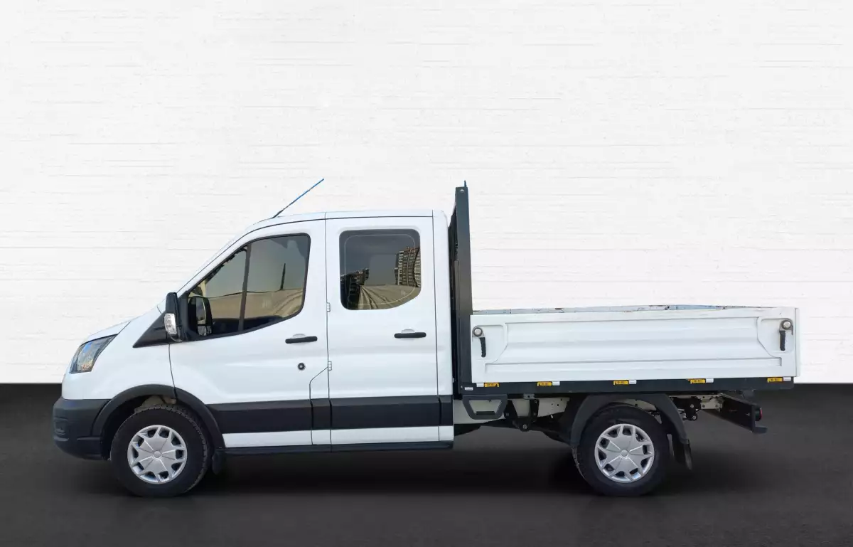 Ford Transit 350M 2.0 Eb Çift Kabin Orta Şasi Trend Kasalı 170HP